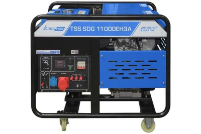 вид модели Дизель генератор TSS SDG 11000EH3A, арт. 100056